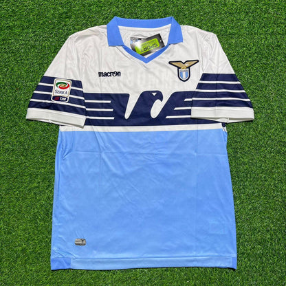 Giuseppe Signori #11 Lazio White Blue Retro Home Football Jersey