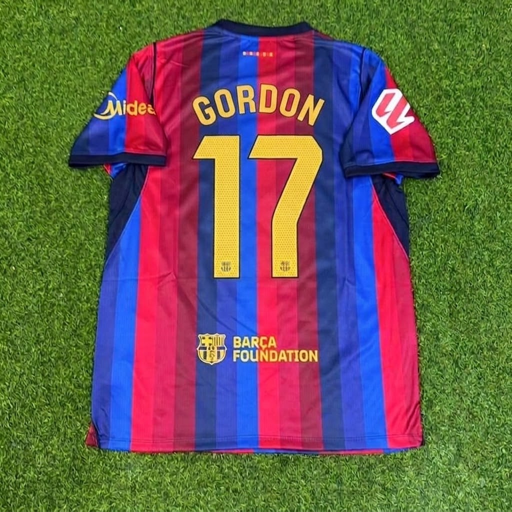 Maillot de football du FC Barcelone 2027 – Anthony Gordon 17