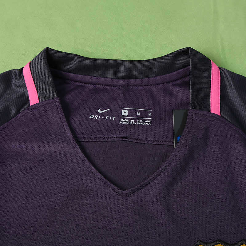 FC Barcelona 2016-2017 Season Away Retro Football Jersey Trikot Maillot