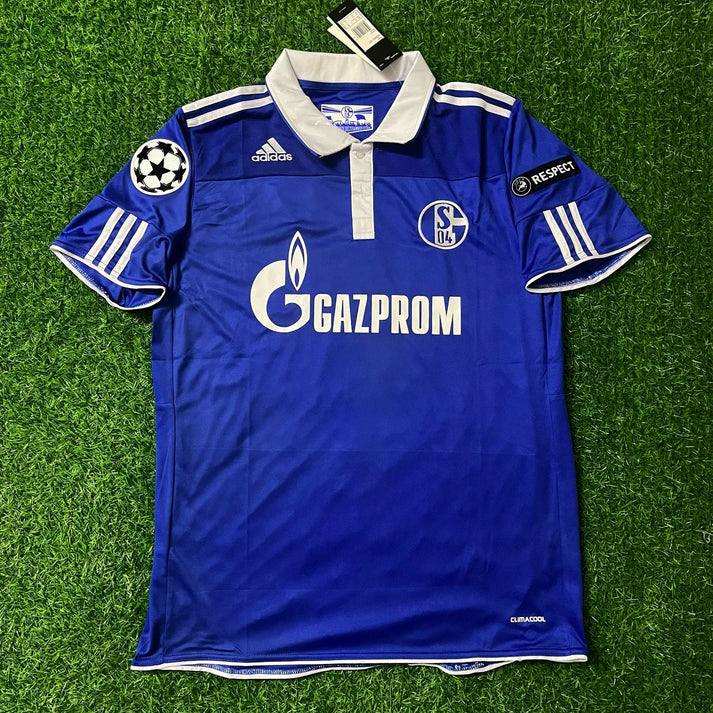 Lukas Schmitz 13- Schalke 04 Season 2010- 11 Retro Champions League Football Jersey Trikot Soccer Shirt