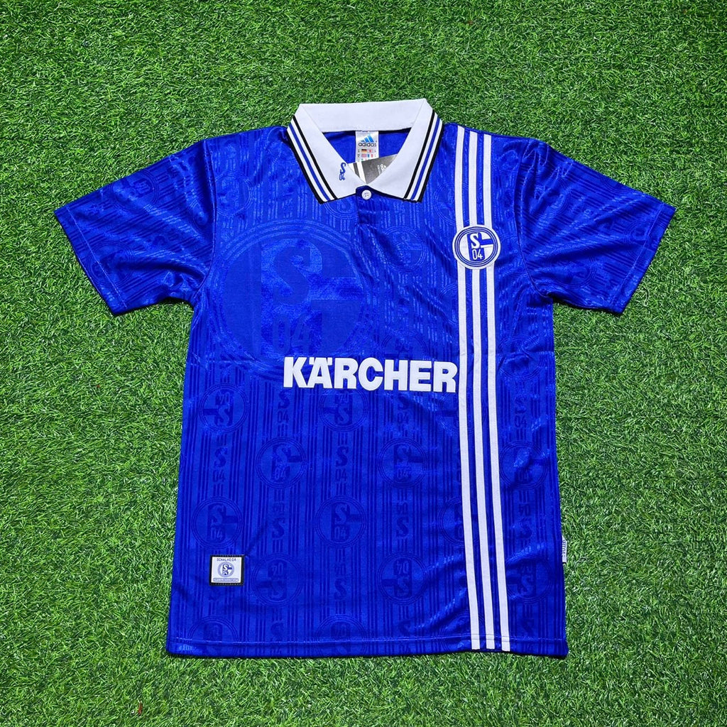 FC Schalke 04 1996/97 Saison Heim Retro Trikot