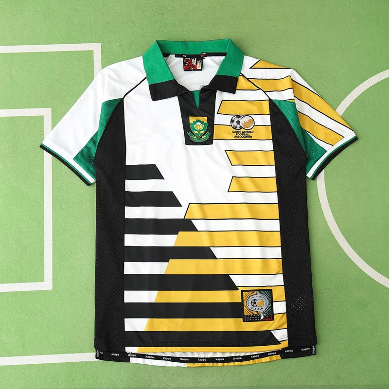 Südafrika 1998 Saison Heim Retro Trikot Fußballshirt