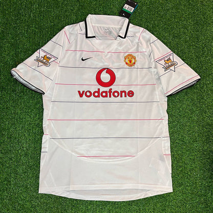 Mikaël Silvestre #27 Manchester United 2003/2005 Retro-Trikot