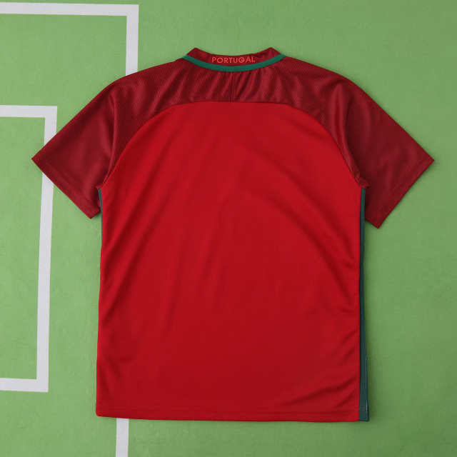 Portugal 2016 Season Home kids  Retro Jersey Trikot Soccer Shirt