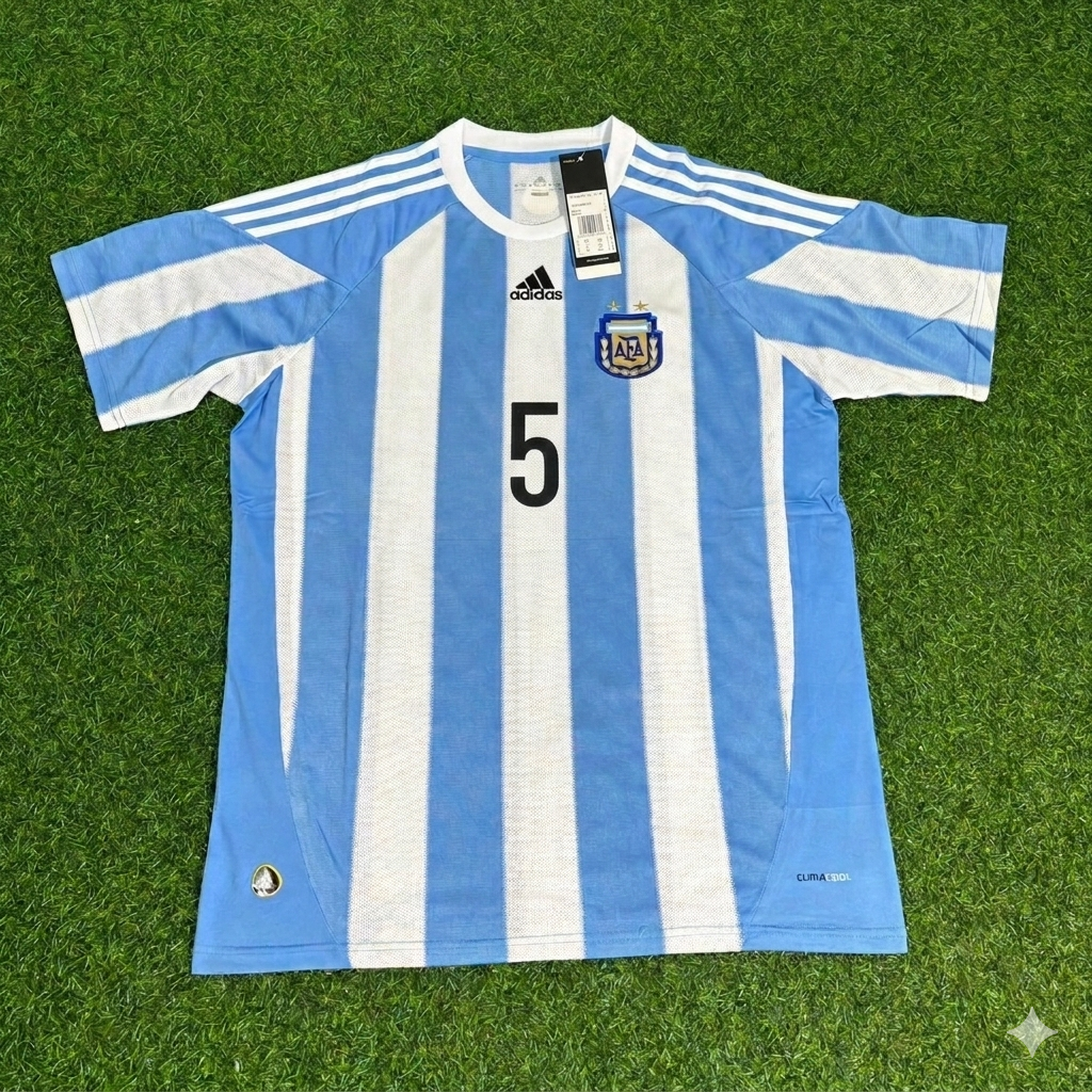 Esteban Cambiasso 5 – Trikot Argentinien Retro WM 2010