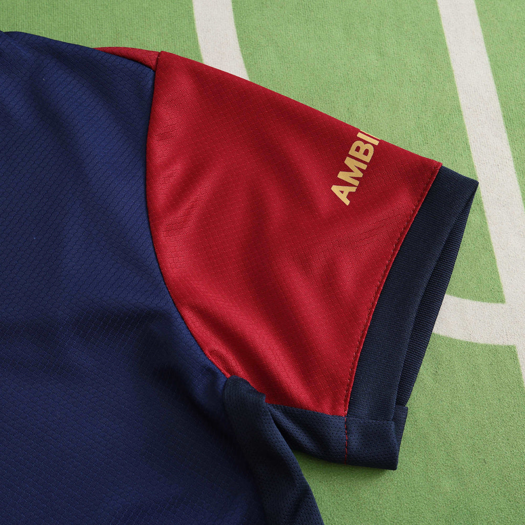 FC Barcelona 2024-2025 Season Home Kids Football Jersey Trikot Maillot