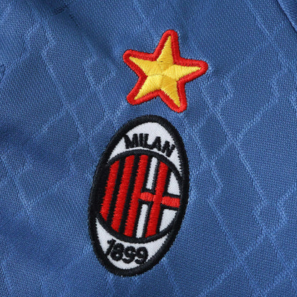A.C. Milan 1995-1996 Season Retro Away Kids Football Jersey Trikot Maillot