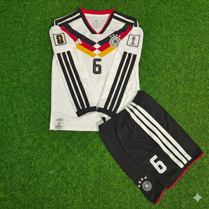 Joshua Kimmich 6- Deutschland WM 2026 Kinder Langarm-Heimtrikot-Set