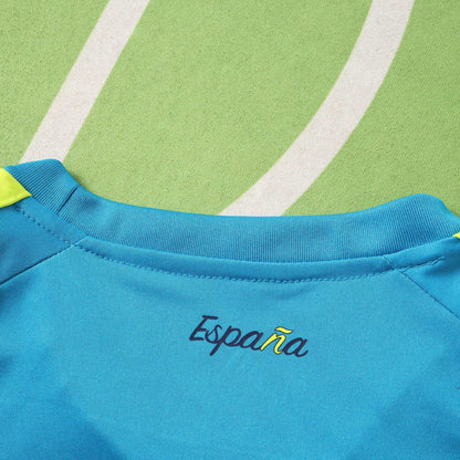 Camiseta de fútbol especial azul de portero de España para el Mundial 2026