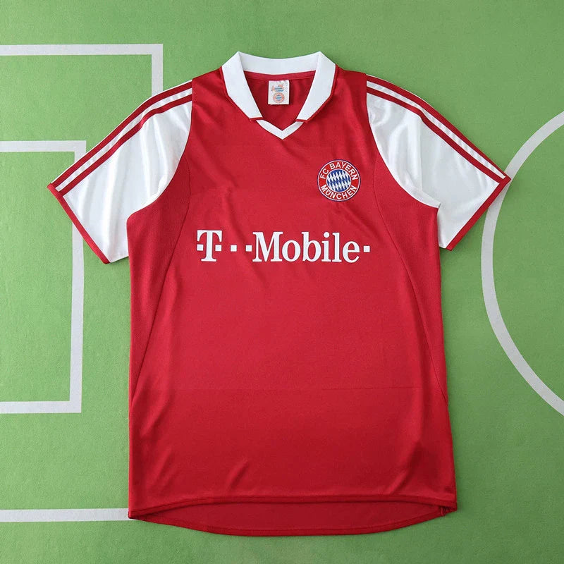 Bayern München Saison 03/04 Heim Rot Retro Trikot Fußballtrikot