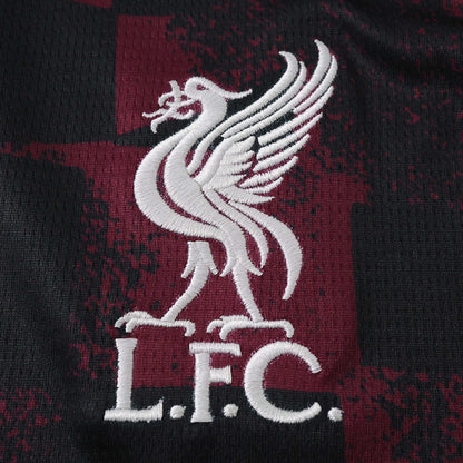 Tercera camiseta de fútbol negra del Liverpool 2026-2027 Trikot Maillot