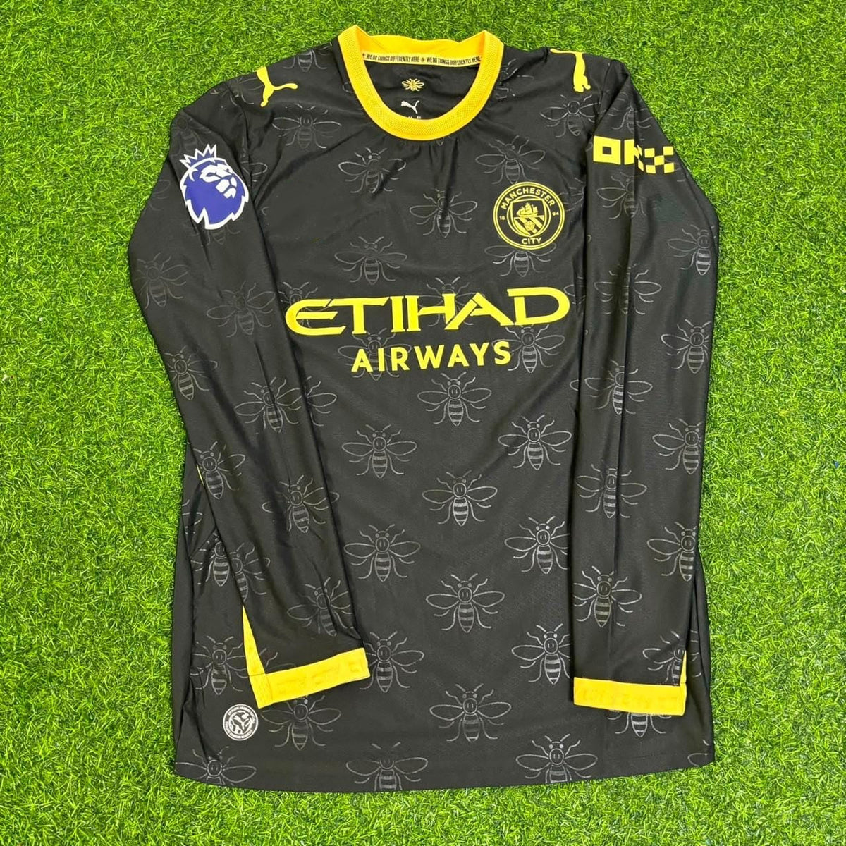 Elliot Anderson #5 Manchester City 2026/2027 Nouvelle Saison Extérieur Noir Maillot Manches Longues Trikot Maillot Football