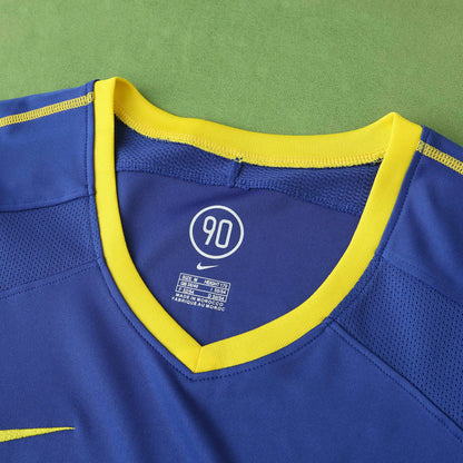 Boca Juniors 2003-2004 Season Home Retro Football Jersey Trikot Maillot