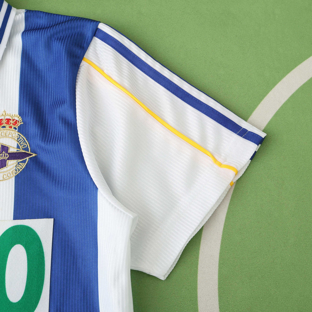 Real Club Deportivo 1999-2000 Season Home Retro Football Jersey Trikot Maillot