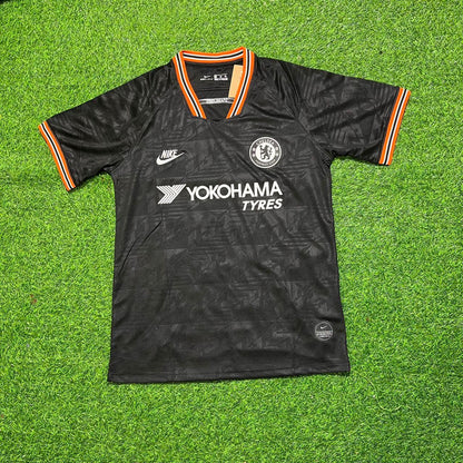 Jorginho 5- Chelsea 2019/2020 Auswärts Schwarz Retro Fußballtrikot Set