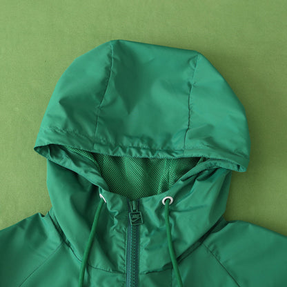 Portugal Grün - Rot Spezieller Kapuzen-Windbreaker