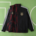 Germany Deutschland Double Sides Windbreaker - Reversible Jacket Black