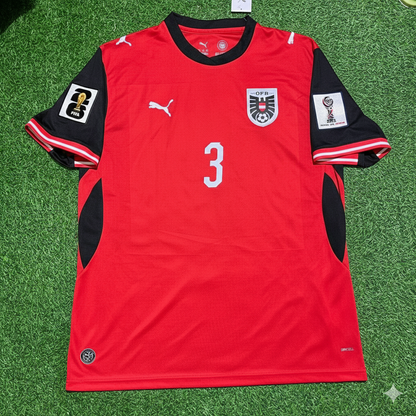 Kevin Danso 3- Austria 2026 World Cup Kit Jersey Trikot Maillot