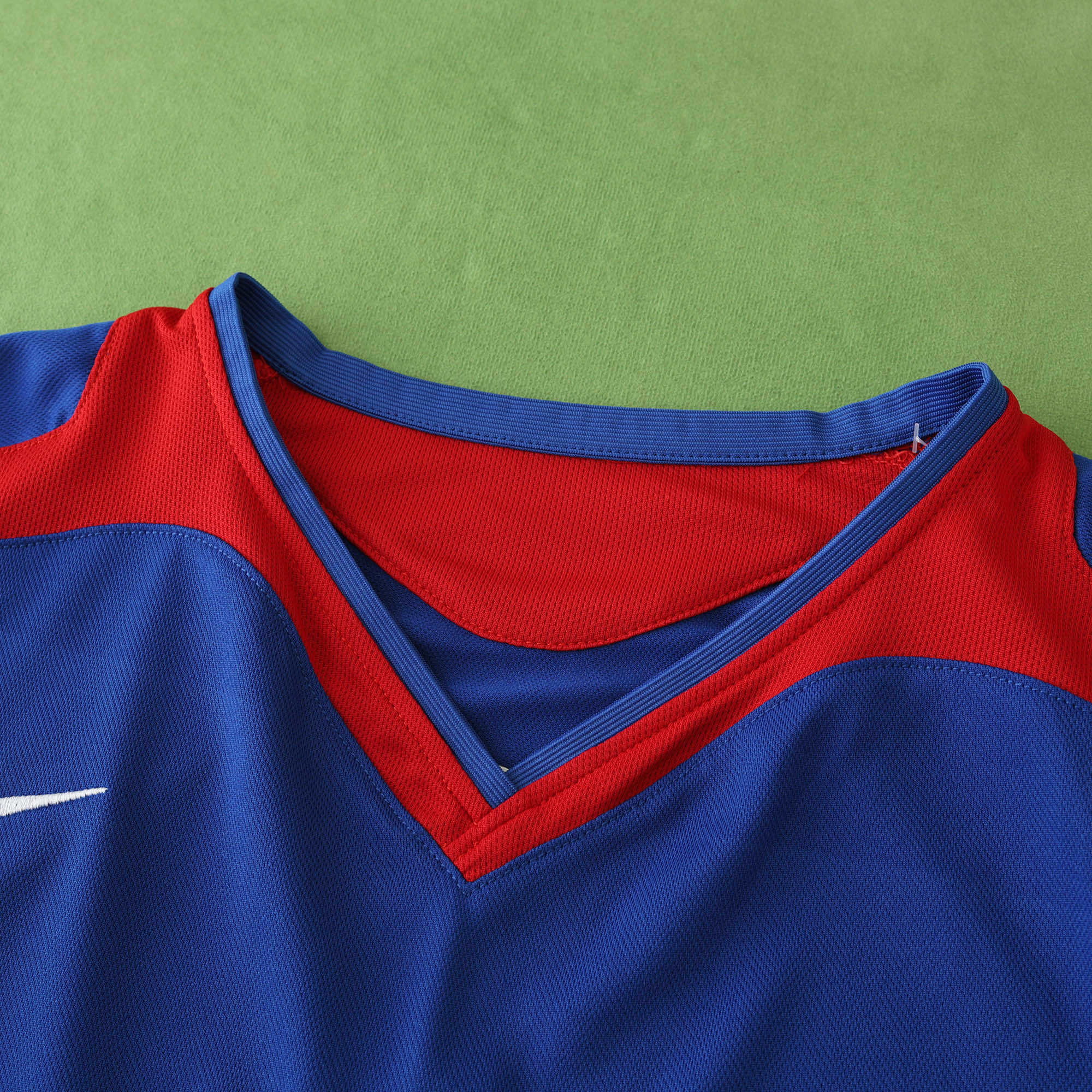Manchester United F.C. 2005-2006 Season Away Blue Retro  Football Jersey Trikot Maillot