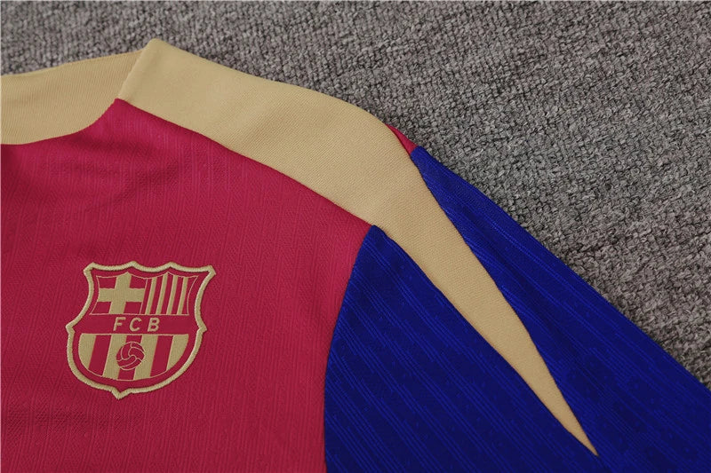 Barcelona Trainingsanzug Rot Trainings-Oberteil-Paket
