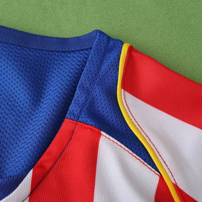 Atlético de Madrid 2004-2005 Season Home Retro Football Jersey Trikot Maillot