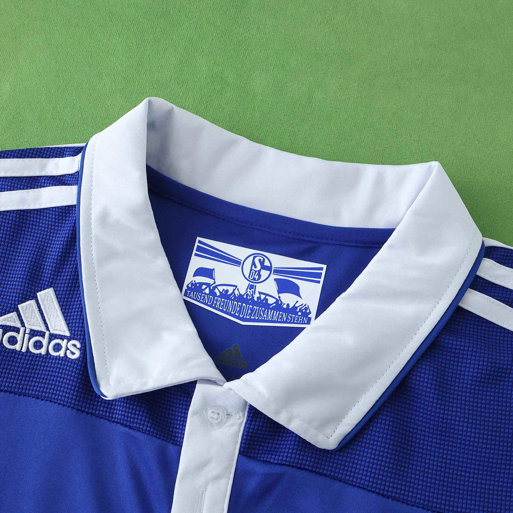 F.C. Schalke 04 2010-2011 Season Home Retro Football Jersey Trikot Maillot