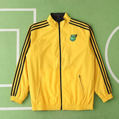 Jamaica Bob Marley Wendejacke Gelb Schwarz Beide Größen Jacke