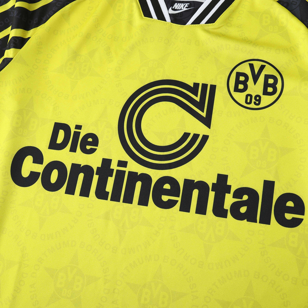 Borussia Dortmund 1994-1995 Season Home Retro Football Jersey Trikot Maillot