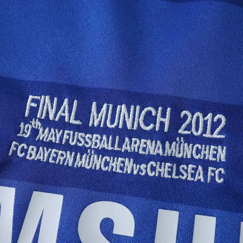 Chelsea 2012 Finale Ligue des Champions Domicile Rétro Kit Enfant Maillot T-shirt de Foot Enfant