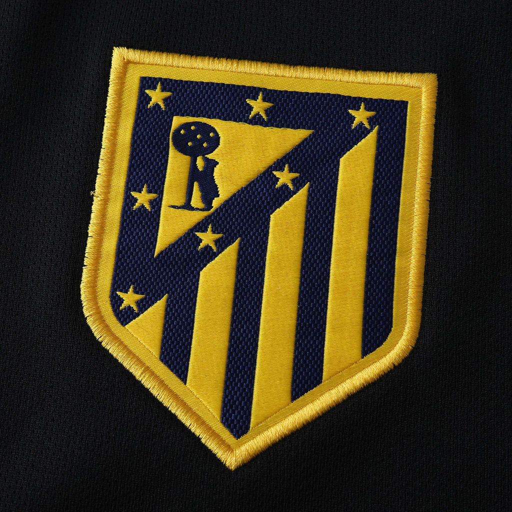 Atlético de Madrid 2016-2017 Season Away Retro Black Football Jersey Trikot Maillot