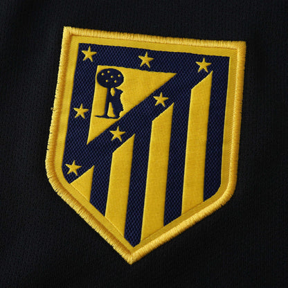 Atlético de Madrid 2016-2017 Season Away Retro Black Football Jersey Trikot Maillot