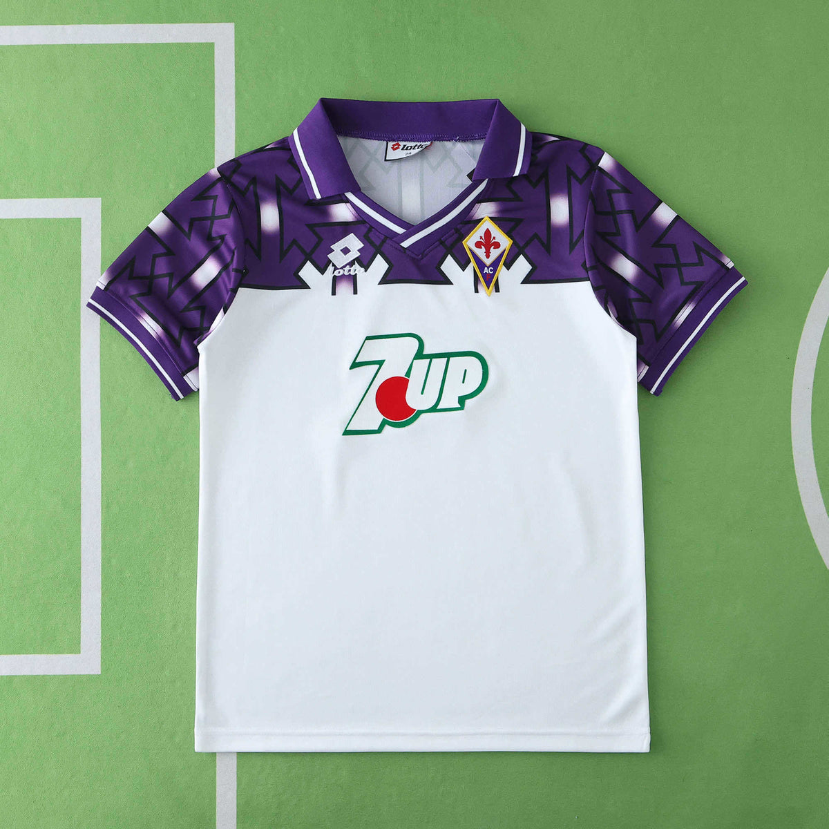 ACF Fiorentina 1992-1993 Season Retro Kids Away Football Jersey Trikot Maillot