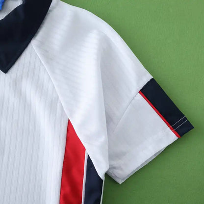 England 1998 Home Retro Kids Kit Jersey KinderTrikot Maillot Enfant  Soccer Shirt