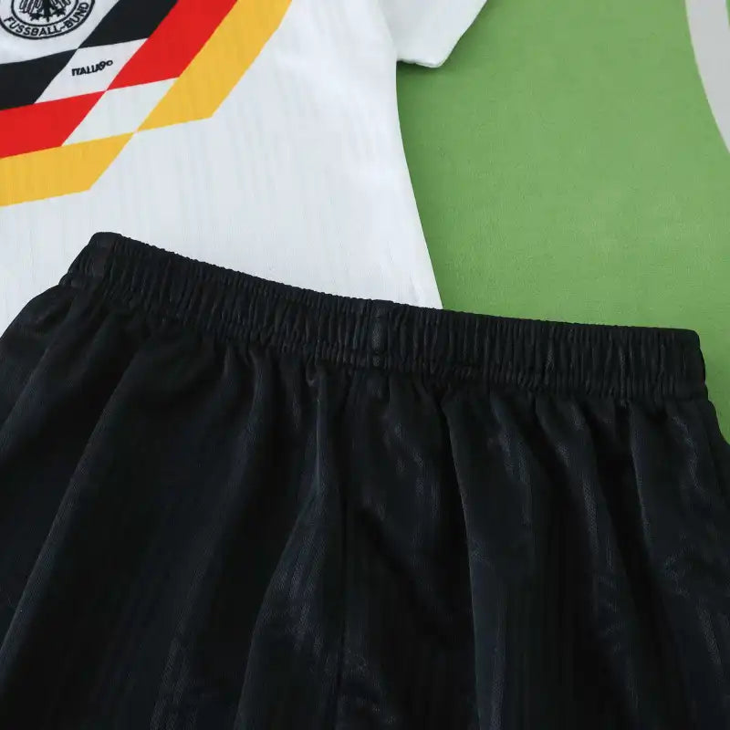 Allemagne Deutschland 1990 Domicile Rétro Kit Enfant Maillot Enfants Maillot de Football