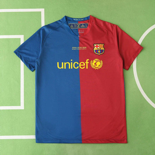 FC Barcelona Saison 08/09 Heim Retro Trikot Fußballtrikot