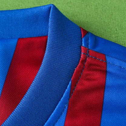 Maillot de football rétro domicile du FC Barcelone, saison 2021-2022