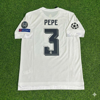 Pepe Real Madrid 2016 Champions League Final Football Jersey Kit