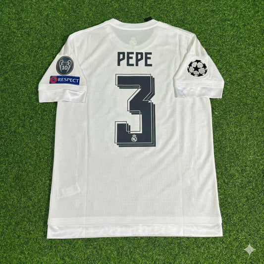 Pepe Real Madrid 2016 Champions League Finale Fußballtrikot-Set