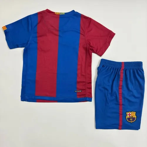 Barcelona 2006 07 Home Kids Jersey Soccer Shirt