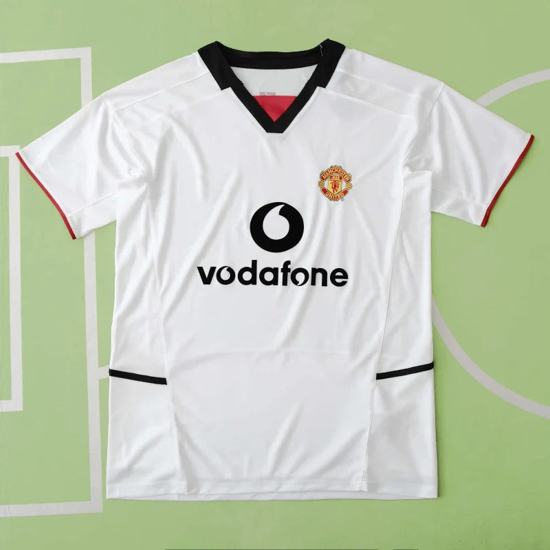 Manchester United 2002 2004 Vodafone Sponsor Retro Trikot