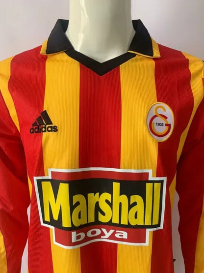 Galatasaray 1999–2000 Retro Long Sleeve Kit Jersey – | Trikot | Maillot | Forma