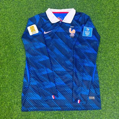 Ousmane Dembele #7 France 2026 World Cup Home Long Sleeve Football Jersey