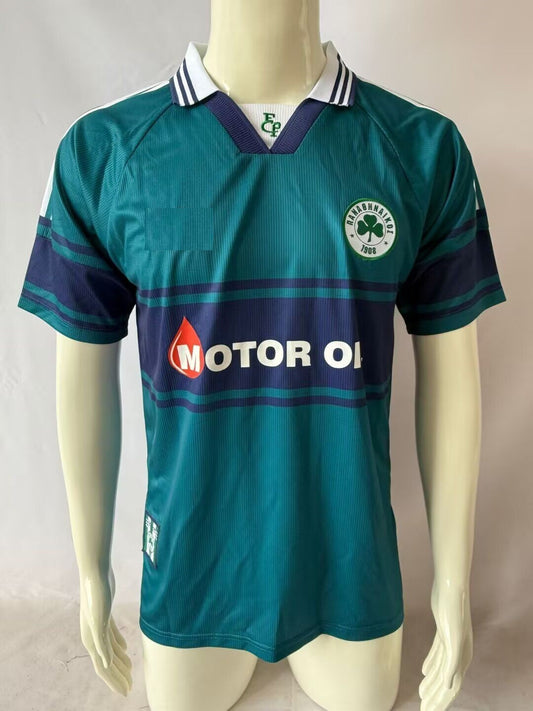 Panathinaikos 1999-2000 Retro Home Kit Jersey Soccer Shirt