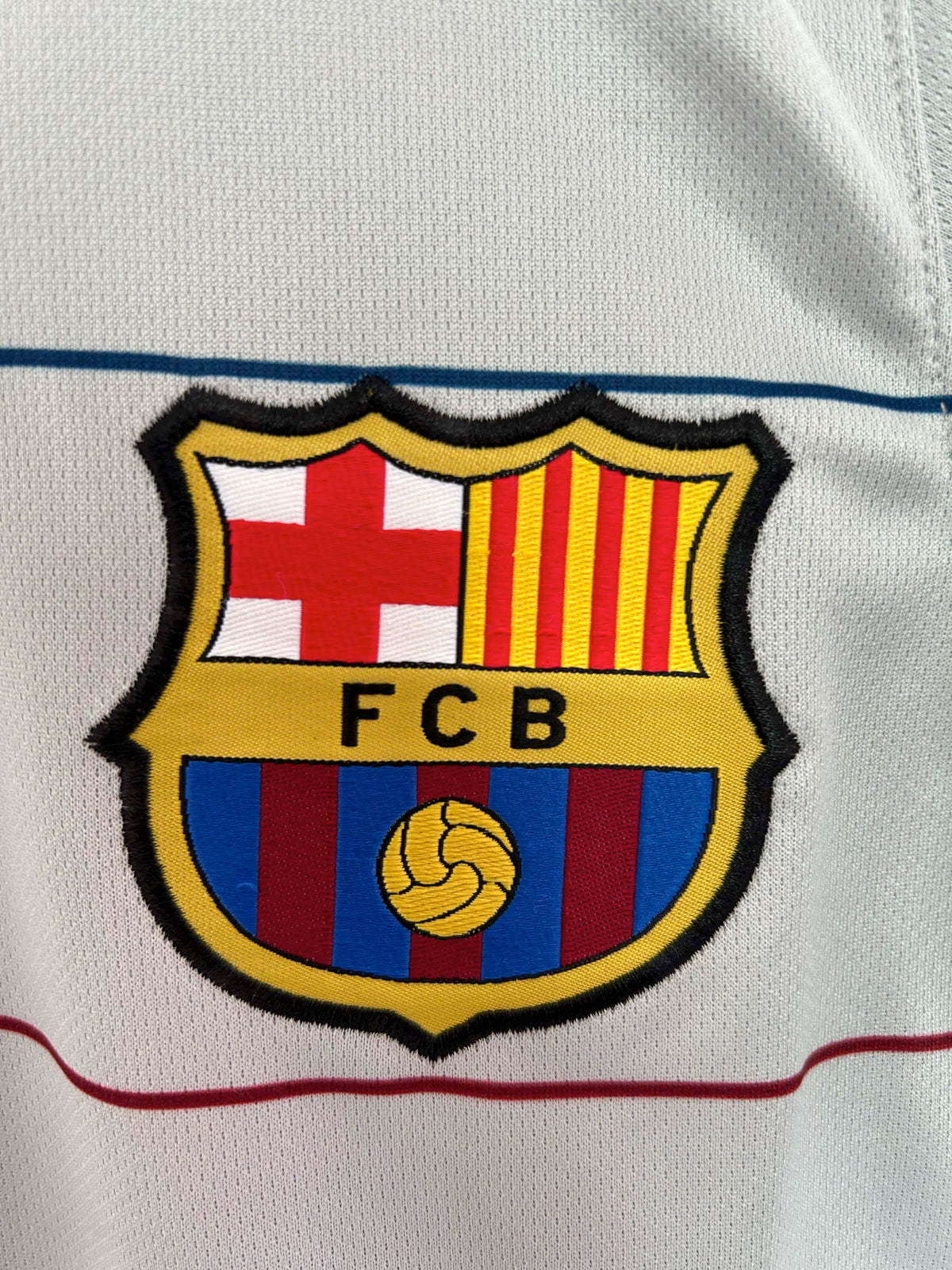 FC Barcelona 2003-2004 Season Away Retro Football Jersey Trikot Maillot