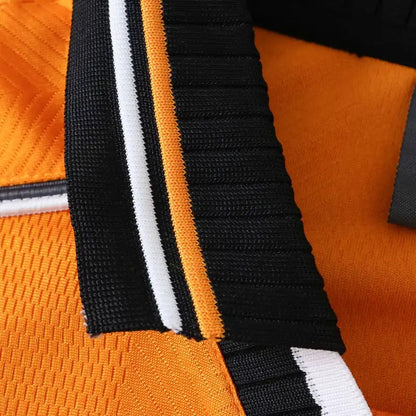 Gaizka Mendieta Valencia 1999–2000 Orange Retro Football Jersey Kit