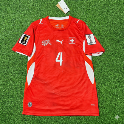 Nico Elvedi 4 - Schweiz 2026 WM Trikot