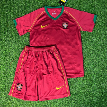 Nuno Gomes #21 Portugal 2006 Kids Kit Kinder Trikot Soccer Shirt