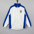 Brazil 1998 White Retro Windbreaker Jacket