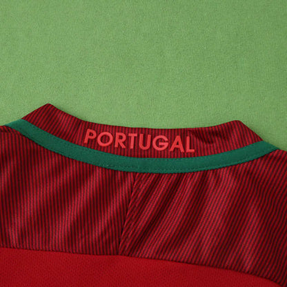Portugal 2016 Season Home kids  Retro Jersey Trikot Soccer Shirt
