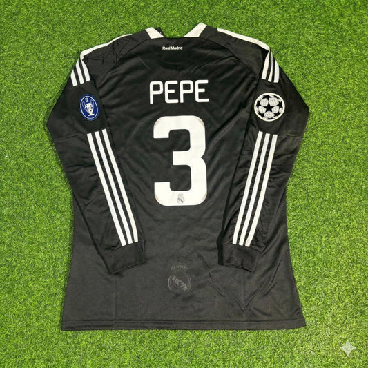 Pepe #3 Real Madrid 2009 Away Retro Jersey